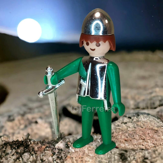PLAYMOBIL 3269-A RITTER KLICKY CHROM 1974 VINTAGE