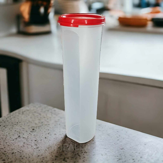 TUPPERWARE A79 CAMPANILE 1,1 L ROT EIDGENOSSE RUND SPAGHETTI NUDELN