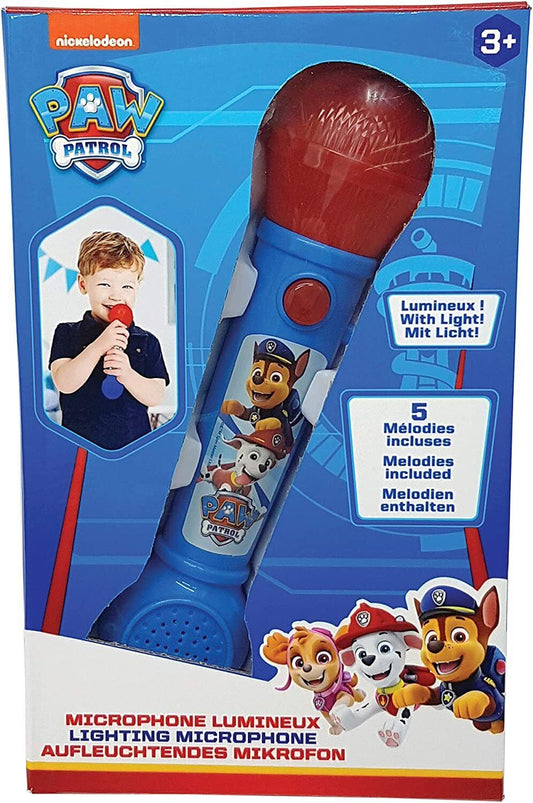 PAW PATROL AUFLEUCHTENDES MIKROFON LEXIBOOK