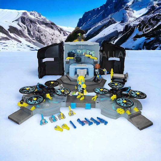 PLAYMOBIL 9250 AGENTS DR. DRONES COMMAND CENTER AGENTEN BASIS + BOX  / 2017