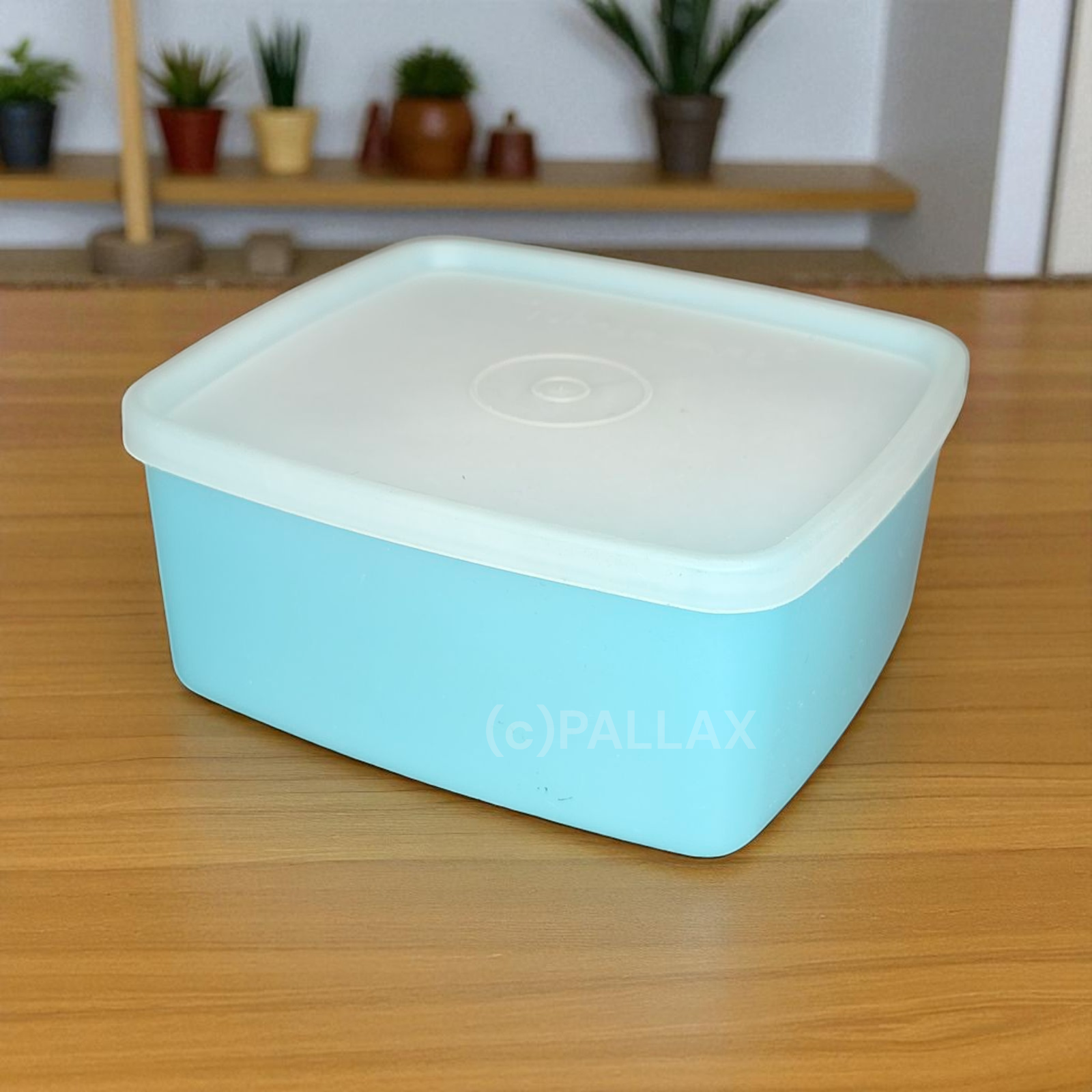 TUPPERWARE G01 GEFRIERBEHÄLTER 400 ML HELLBLAU VINTAGE
