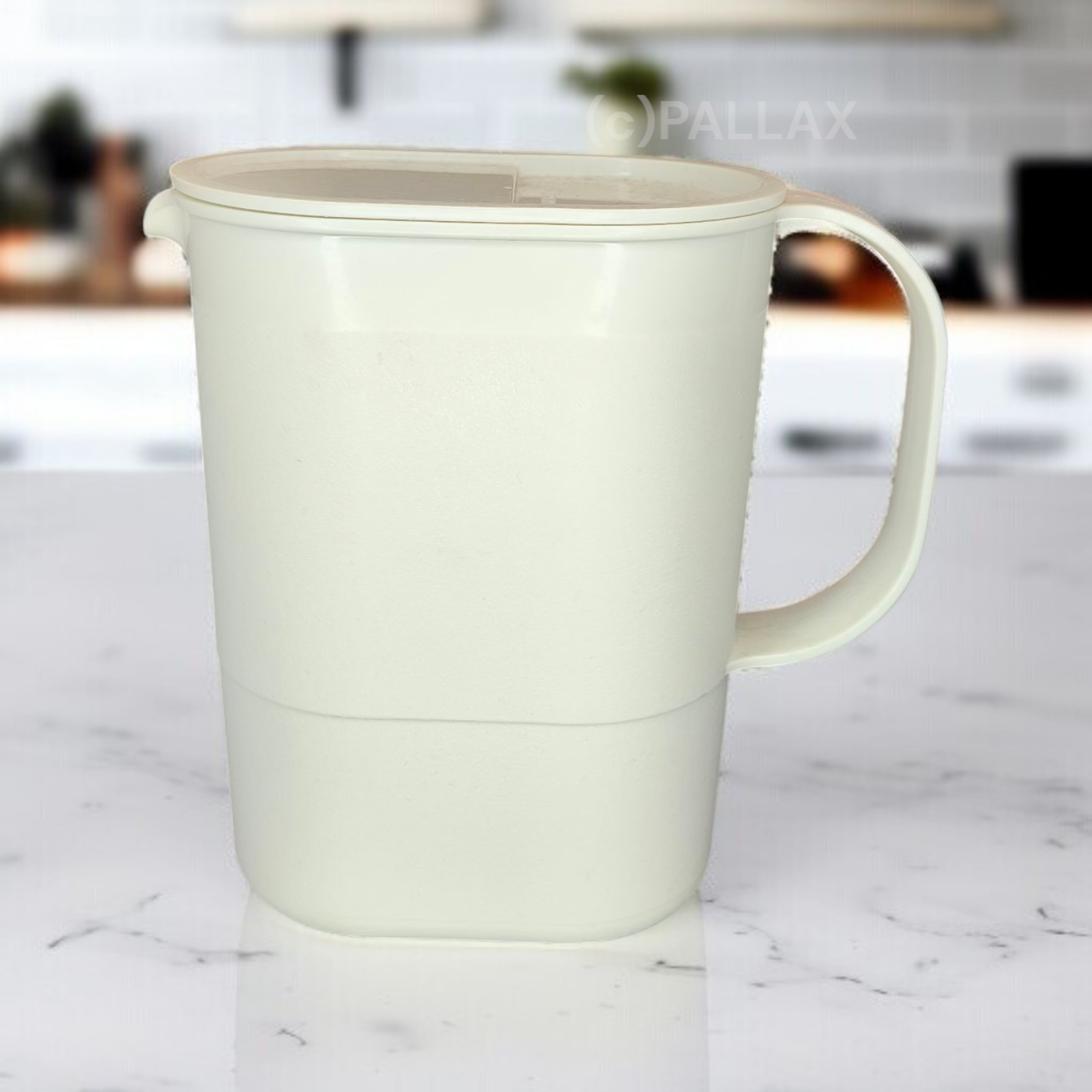 TUPPERWARE VINTAGE SAFTKANNE 1,2 L WEISS