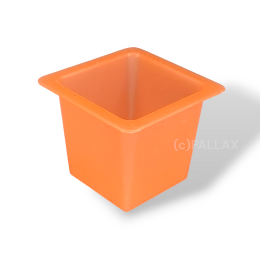 TUPPERWARE Y13 EISWÜRFEL-BEHÄLTER ROT TRANSPARENT EISWÜRFEL-FORM