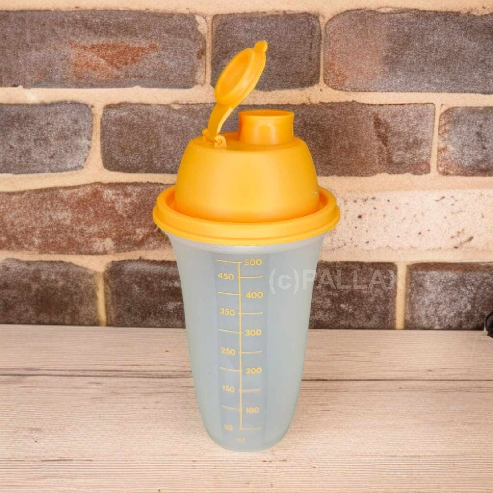 TUPPERWARE D10 MIX-FIX 500 ML ORANGE SCHÜTTELBECHER SHAKER MIX-BECHER
