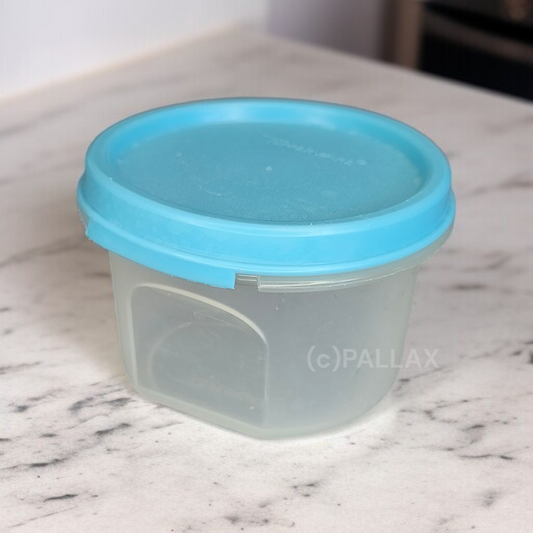 TUPPERWARE A76 EIDGENOSSE RUND 200 ML HELLBLAU VORRATSDOSE
