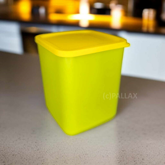 TUPPERWARE CUBIX 1,8 L BEHÄLTER GELB VORRATSDOSE SONDERMODELL