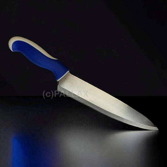 TUPPERWARE D87 ERGONOMIC KOCHMESSER BLAU WEISS
