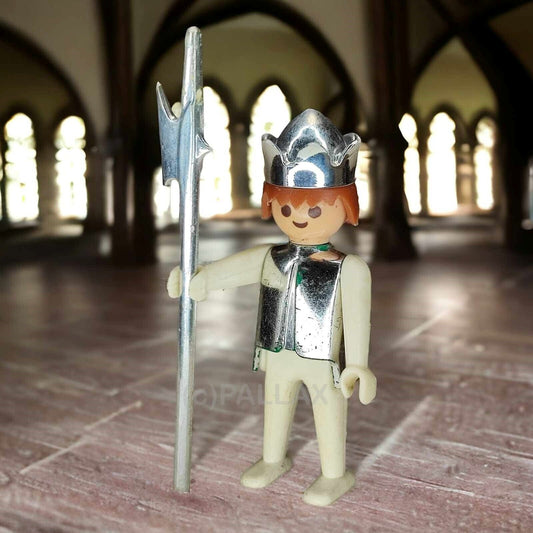 PLAYMOBIL 3138 KÖNIG MIT LANZE KLICKY RITTER MITTELALTER / 1974