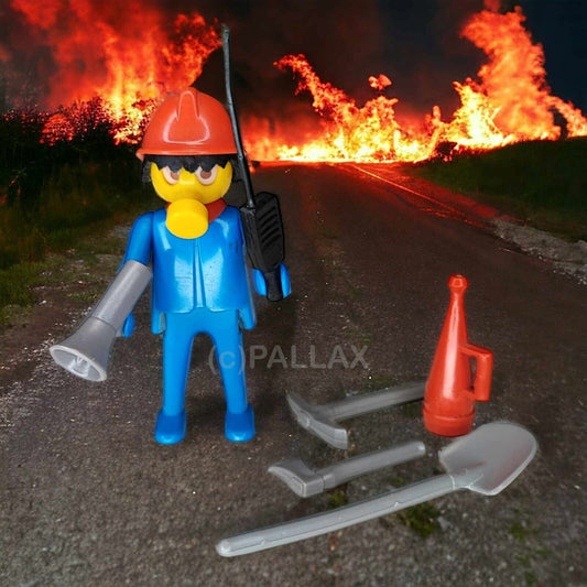 PLAYMOBIL 3366 FEUERWEHRMANN KLICKY / 1976