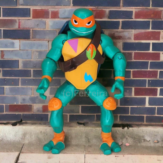 RISE OF THE TEENAGE MUTANT NINJA TURTLES TMNT MICHELANGELO / PLAYMATES 2018