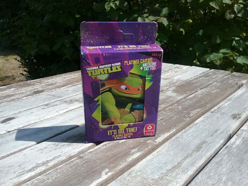 TEENAGE MUTANT NINJA TURTLES - KARTENSPIEL (POKER, SKAT u.a.) IN METALLBOX
