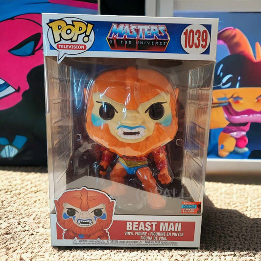 FUNKO POP MASTERS OF THE UNIVERSE MOTU BEAST MAN SUPER-SIZED POP 10" SDCC 2020