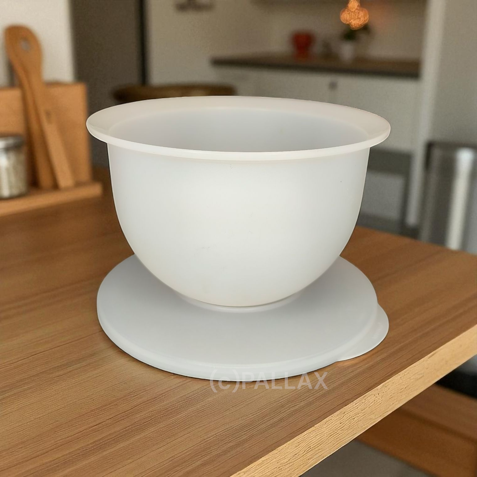 TUPPERWARE J01 JUNGE WELLE SCHÜSSEL 1,3 L WEISS SONDERFARBE