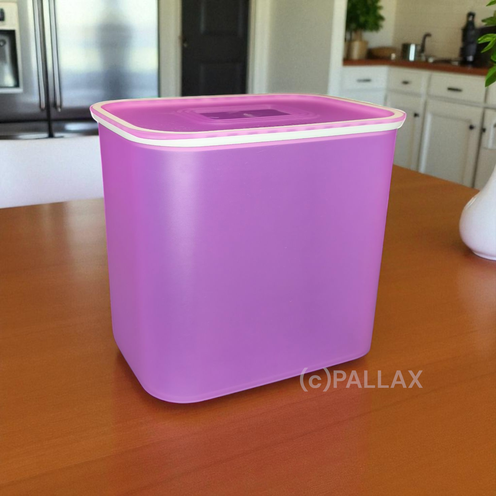 TUPPERWARE A152 QUADRO 2,1 L BEHÄLTER ROSA VORRATSDOSE SONDERFARBE