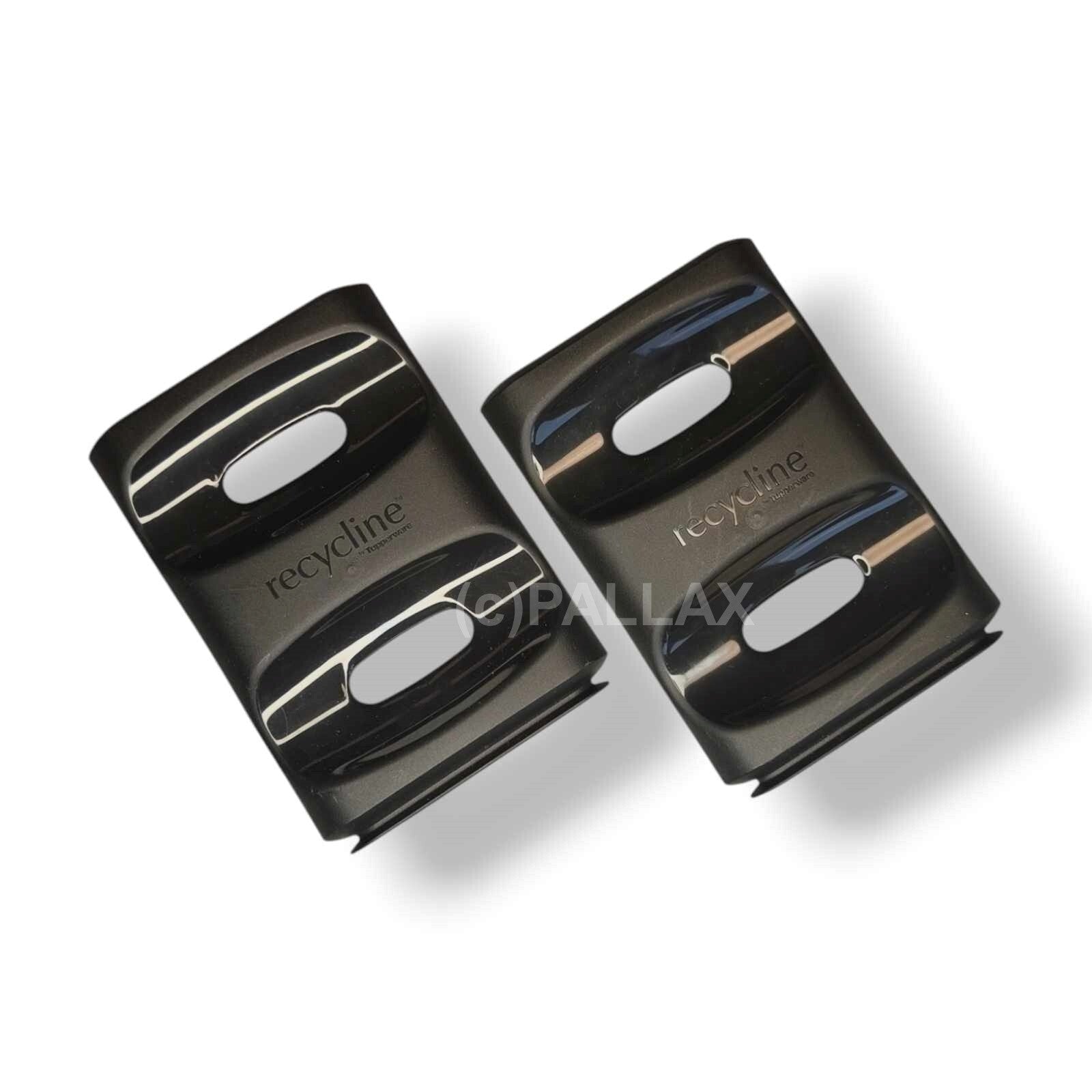 TUPPERWARE T54 RECYCLINE GETRÄNKESTAPLER (2 STÜCK) SCHWARZ