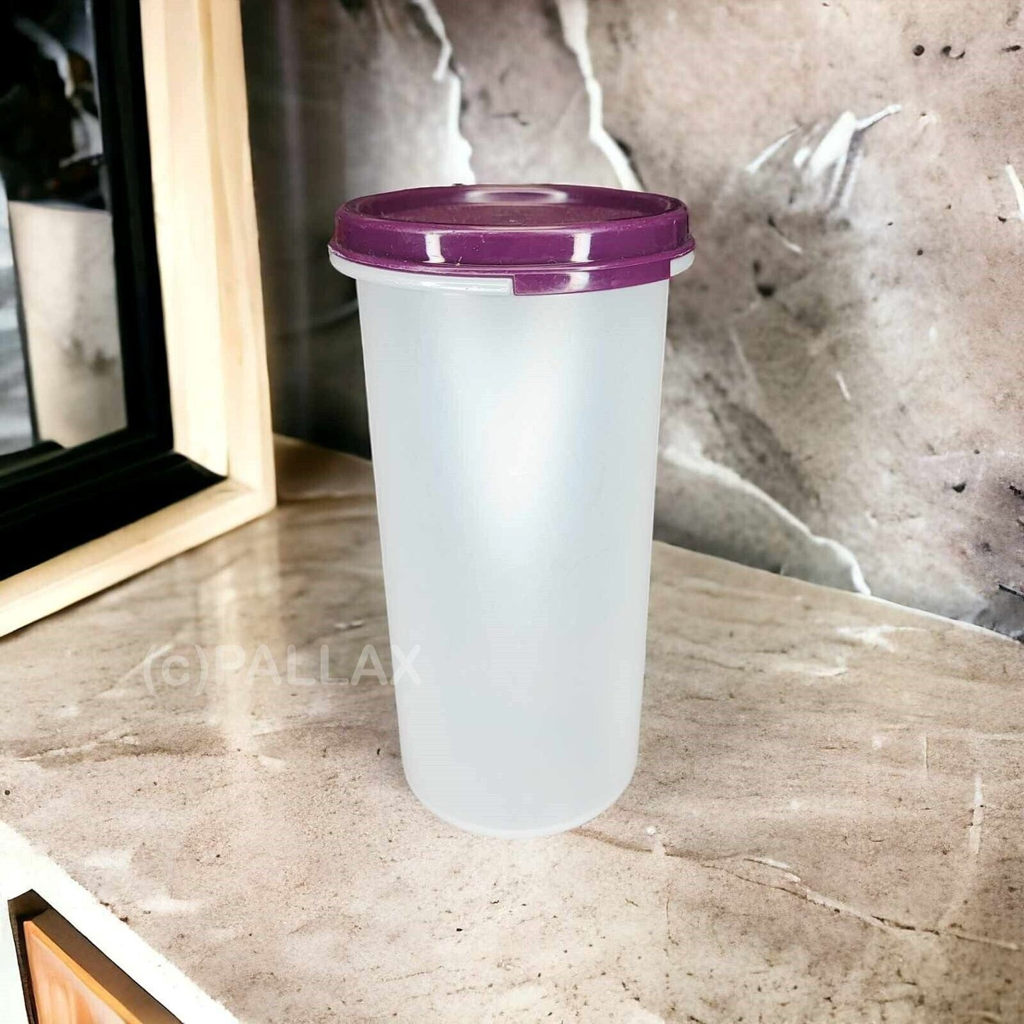 TUPPERWARE A77 EIDGENOSSE RUND 650 ML LILA VORRATSDOSE