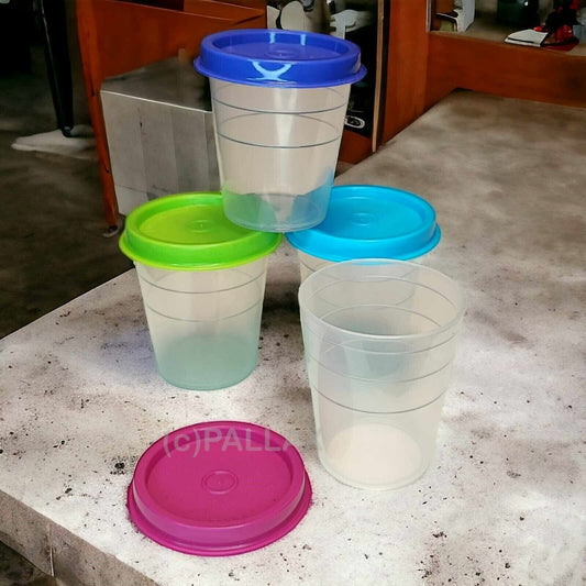 TUPPERWARE C46 VIER WICHTEL JE 50 ML MEHRFARBIG VORRATSDOSEN