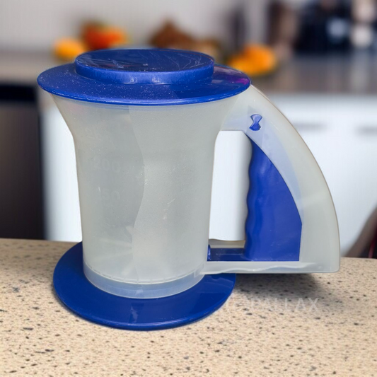 TUPPERWARE D26 RUCKI-ZUCKI BLAU PUDERZUCKER-STREUER ZUCKER