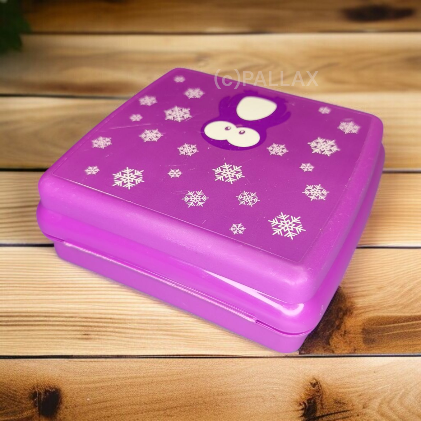 TUPPERWARE A126 SANDWICH-BOX PINGUIN LILA BROTDOSE VESPERBOX