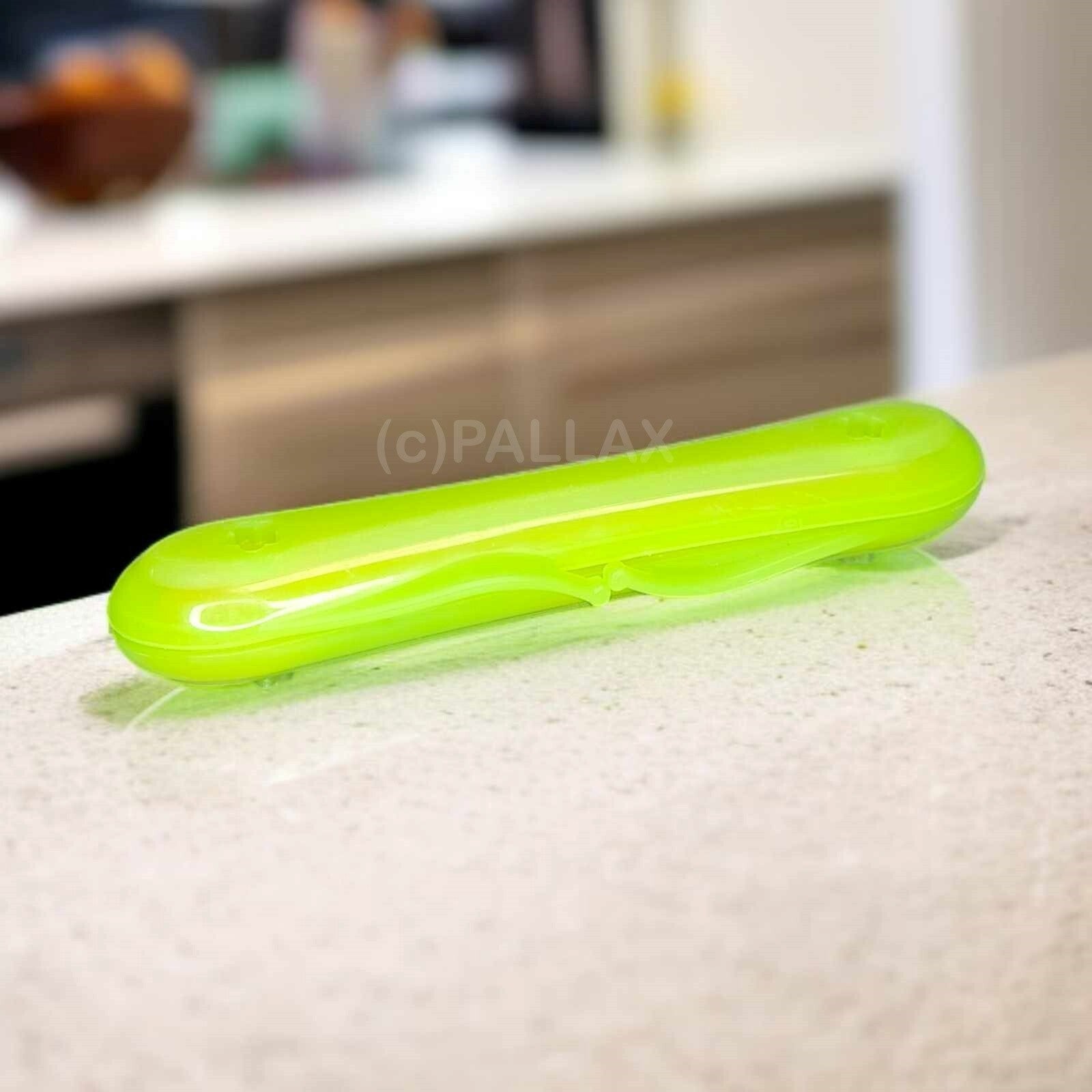 TUPPERWARE C116 TUPPERCARE SOFT-FÜTTERLÖFFEL MIT BOX GRÜN ORANGE