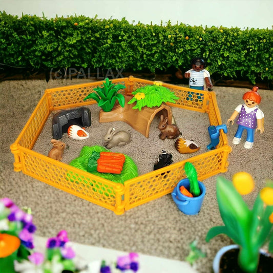 PLAYMOBIL 70137 KLEINTIERE IM FREIGEHEGE + BOX / 2019
