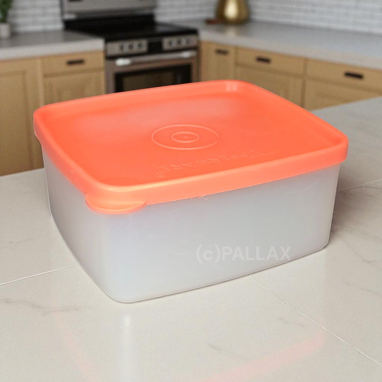 TUPPERWARE G01 GEFRIERBEHÄLTER 400 ML HELLES ROT