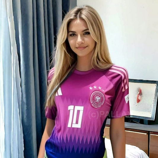 ADIDAS DFB DEUTSCHLAND PINK TRIKOT  AWAY EM 2024 MUSIALA #10 GR. XL