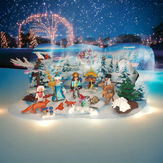 PLAYMOBIL 9008 EISLAUFPRINZESSIN IM SCHLOSSPARK WEIHNACHTS-SET