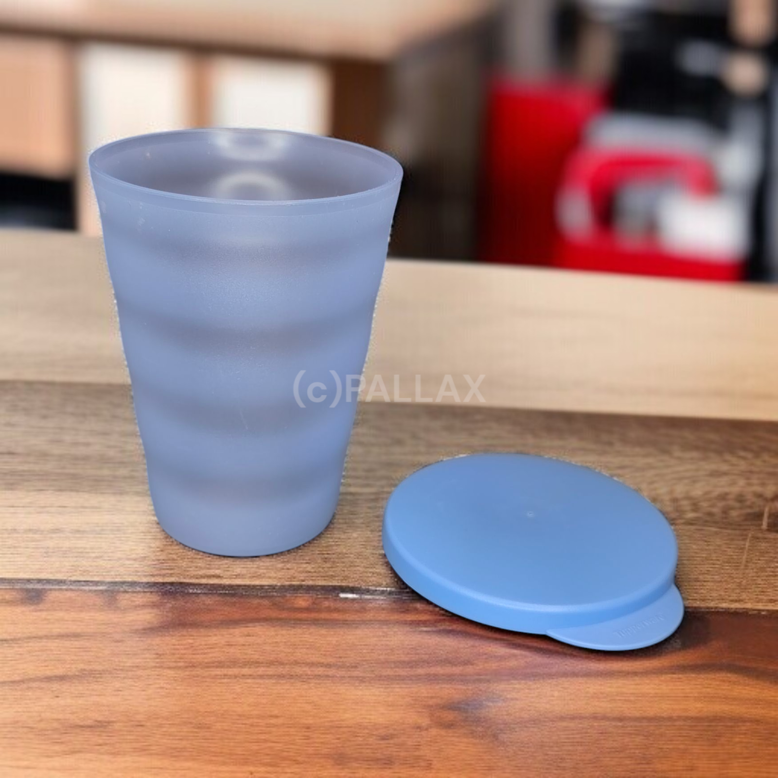TUPPERWARE J16 JUNGE WELLE TRINKBECHER 330 ML  HELLBLAU