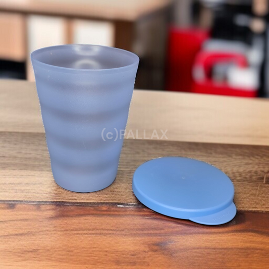 TUPPERWARE J16 JUNGE WELLE TRINKBECHER 330 ML  HELLBLAU