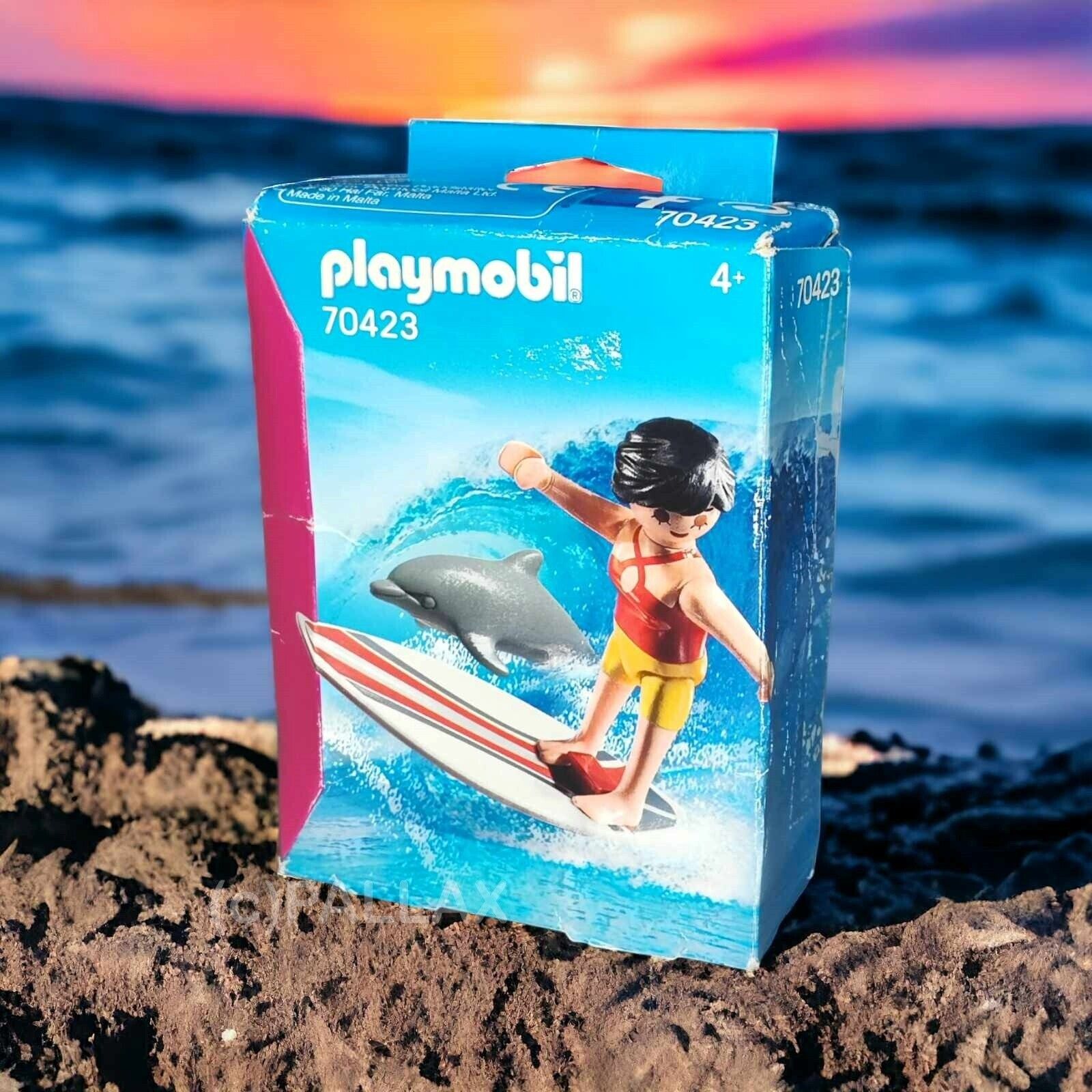 PLAYMOBIL 70423 SURFERIN MIT DELFIN  + BOX / 2020