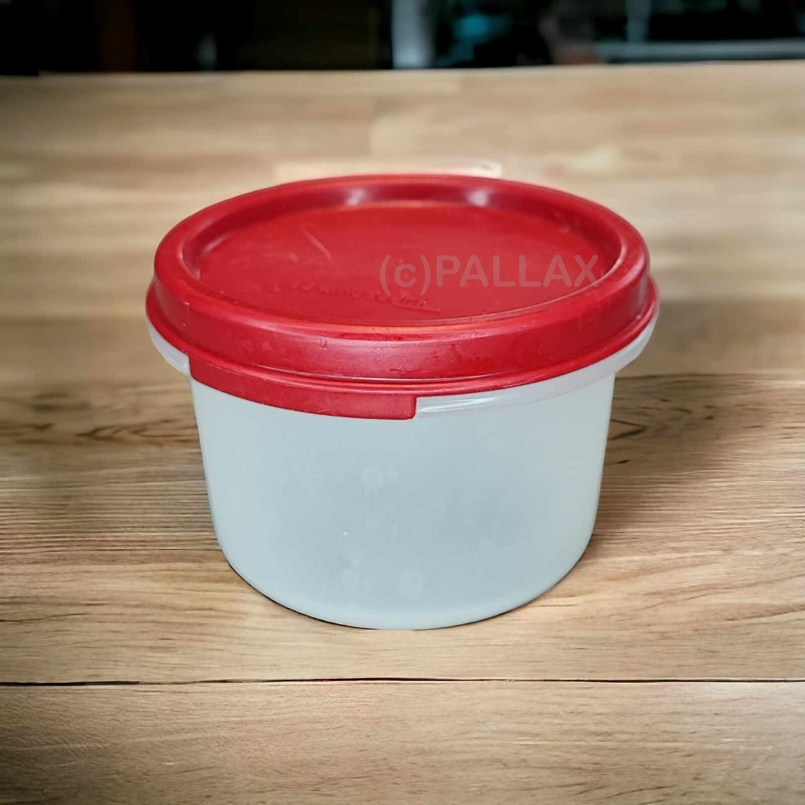 TUPPERWARE A76 EIDGENOSSE RUND 200 ML ROT VORRATSDOSE