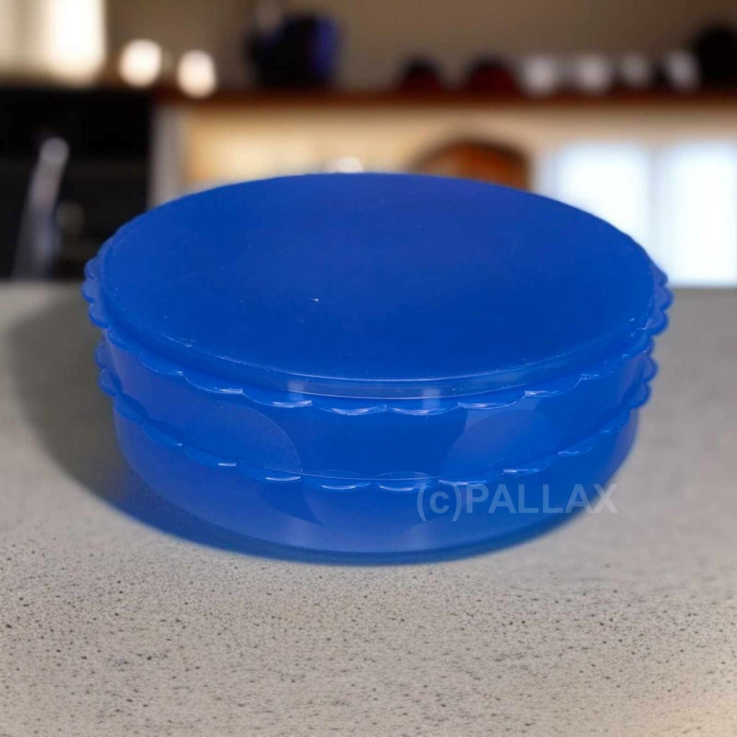 TUPPERWARE D110 HOCHSTAPLER BLAU TORTENSTAPLER FÜR TORTENBEHÄLTER