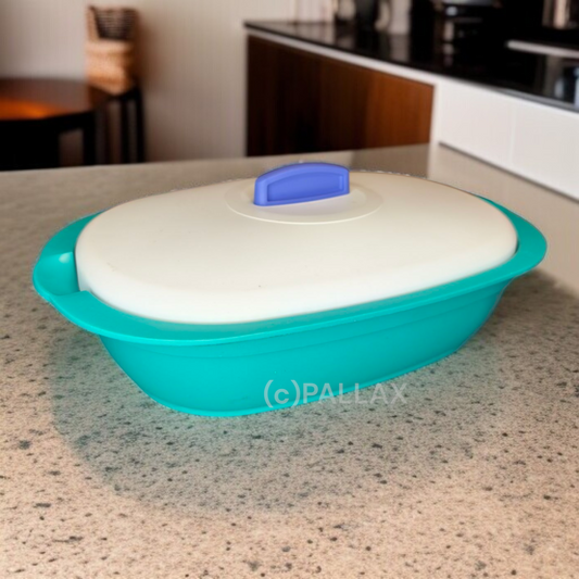 TUPPERWARE THERMO-TERRINE 1,7 L GRÜN WEISS SONDERMODELL