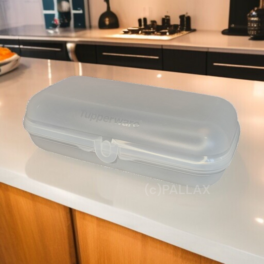 TUPPERWARE A46 MAXI-TWIN WEISS BROTDOSE PAUSENBOX
