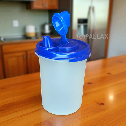 TUPPERWARE EIDGENOSSEN-MILCHKÄNNCHEN 440 ML BLAU