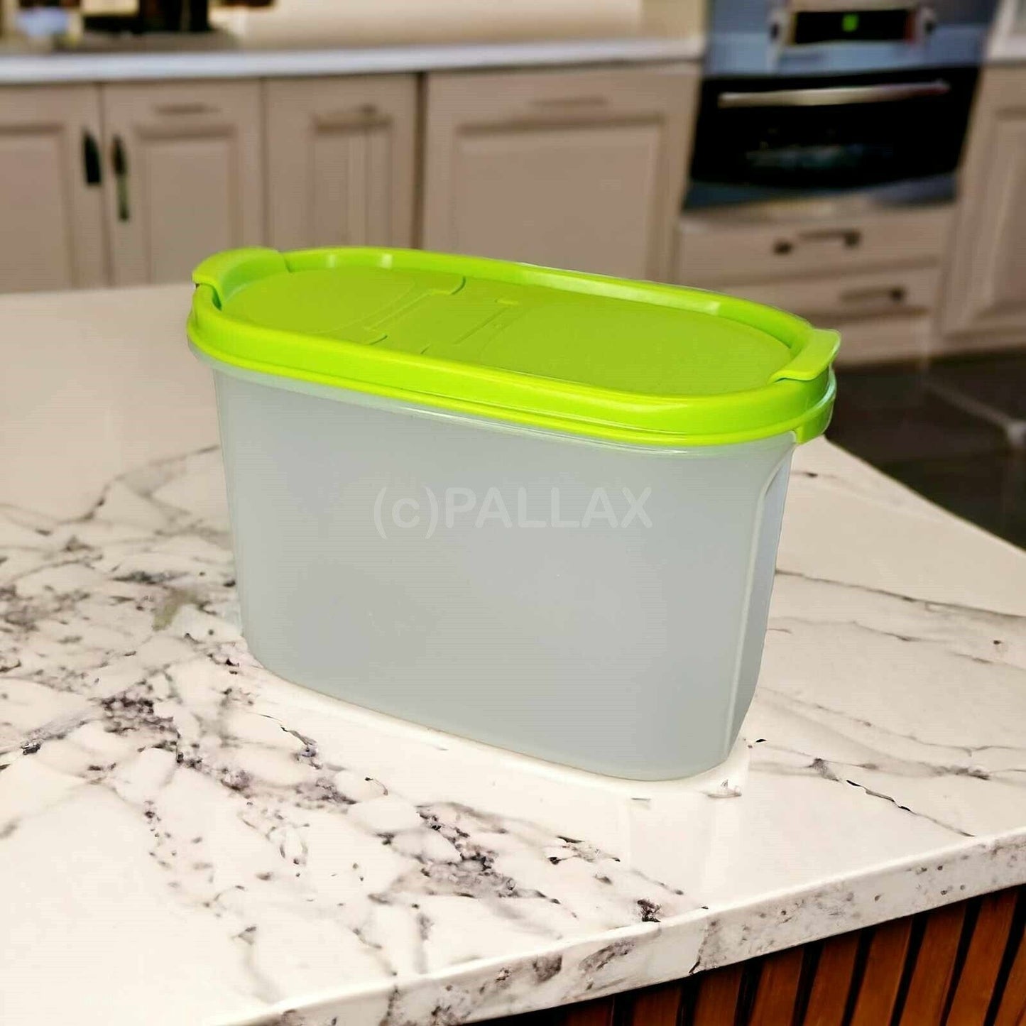 TUPPERWARE A62 EIDGENOSSE 1,1 L HELLGRÜN MIT DOPPEL-SCHÜTTKLAPPE VORRATSDOSE