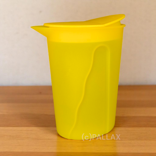 TUPPERWARE J14 JUNGE WELLE KANNE 1,0 L GELB SAFTKANNE MILCHKANNE