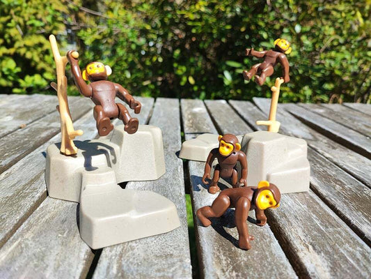PLAYMOBIL 3496 SCHIMPASEN MIT KLETTERBAUM / AFFEN