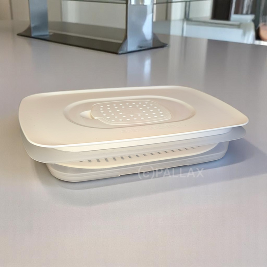 TUPPERWARE COOL`N FRESH FRISCHE-SYSTEM 700 ML BEHÄLTER + GITTER WEISS