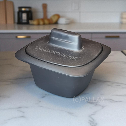 TUPPERWARE H34 ULTRA-PRO GARTÖPFCHEN 250 ML ANTHRAZIT BACKOFEN MIKROWELLE