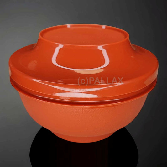 TUPPERWARE VINTAGE THERMO-SCHÜSSEL400 ML KARMESIN-ROT NEUWARE AUS LAGERFUND