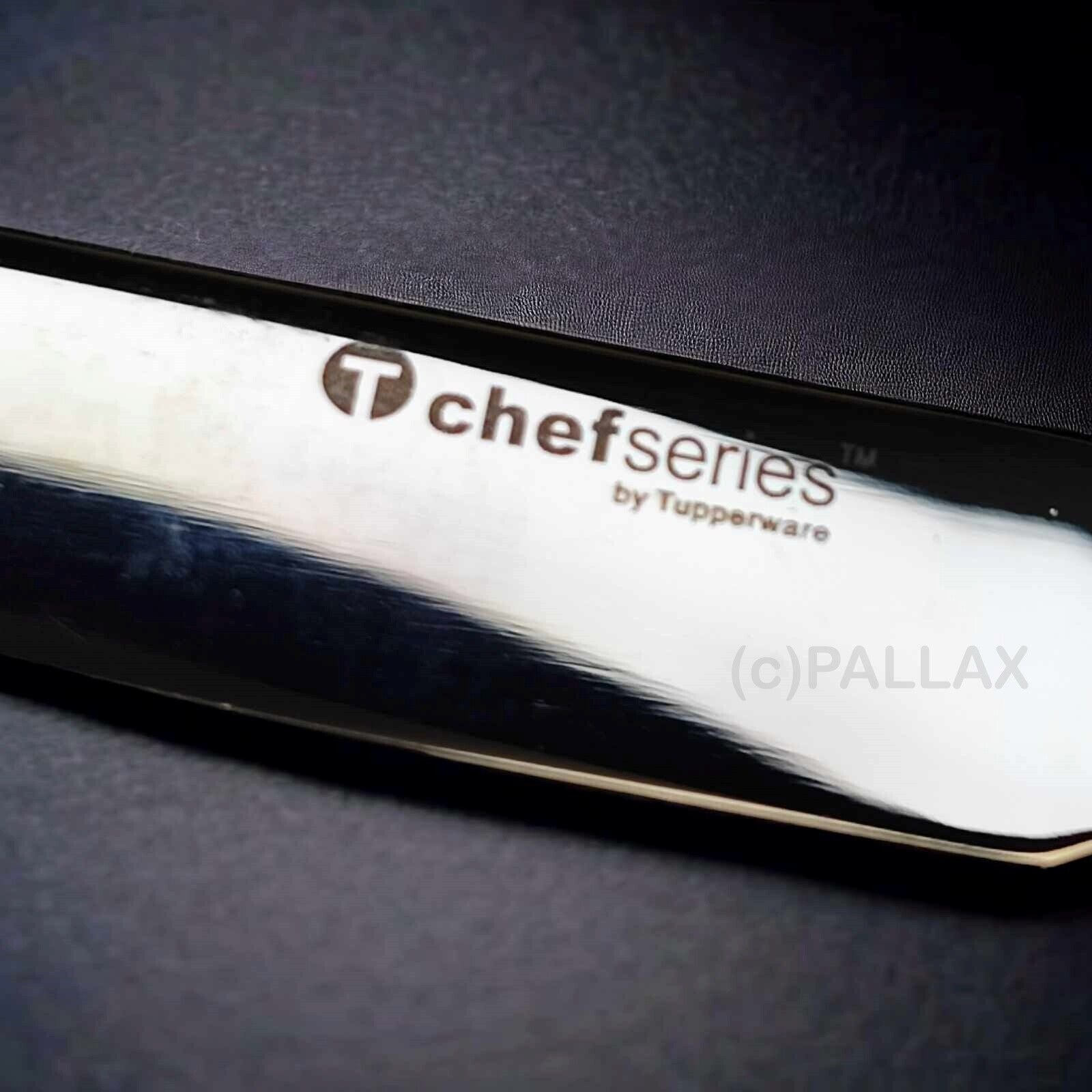 TUPPERWARE C114 CHEF-SERIE BESTECK (4-TEILIG) MESSER GABEL LÖFFEL TEELÖFFEL