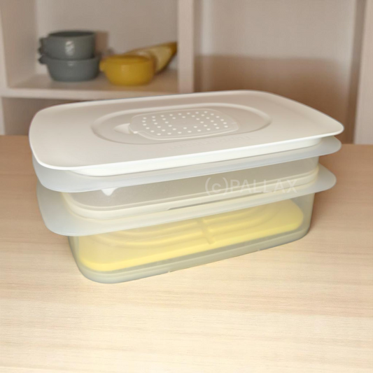 TUPPERWARE COOL`N`FRESH BEHÄLTER 1,5 L + 700 ML + KÜHLAKKU + KLIMADECKEL