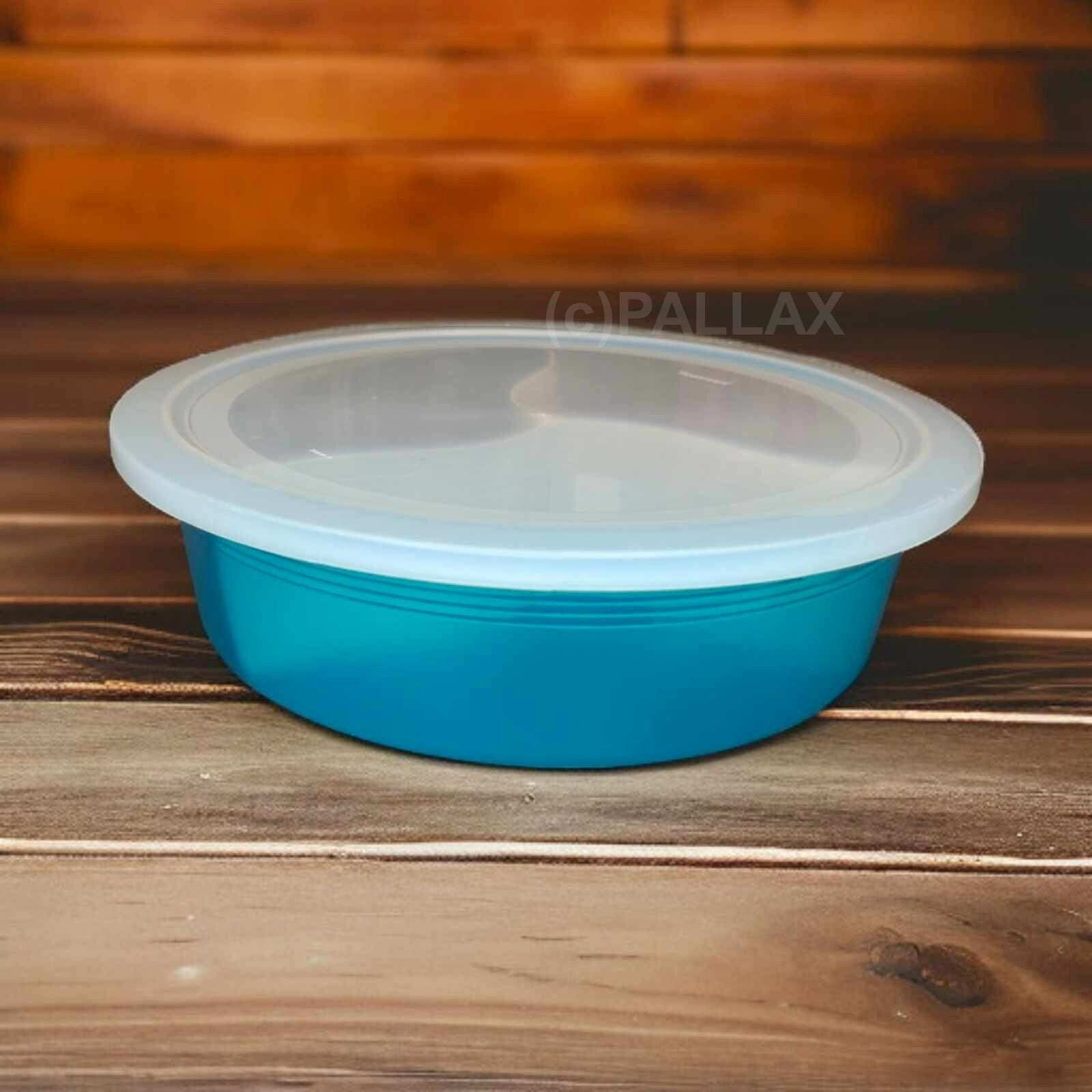 TUPPERWARE U01 FOUR SEASONS SCHÜSSEL 4,0 L MIT  TEILER GRÜN TRANSPARENT