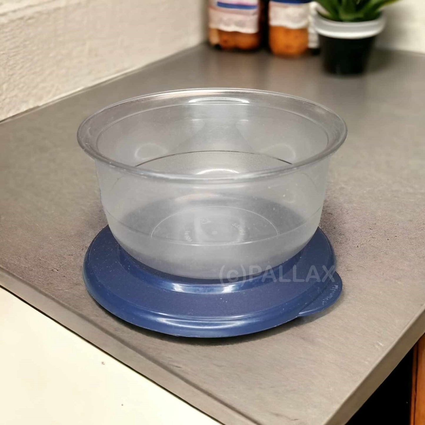 TUPPERWARE C35 GROSSE TAFELFEINE 450 ML INDIGO SCHÜSSEL TAFELPERLE