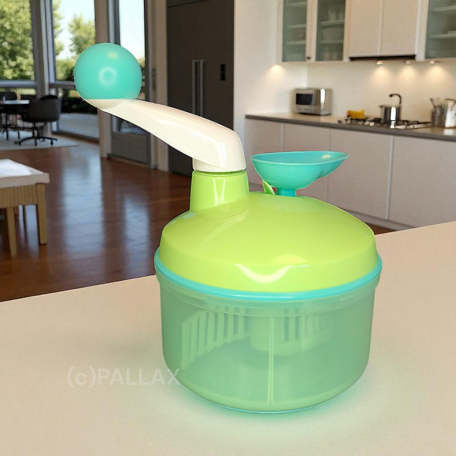 TUPPERWARE D98 QUICK-CHEF 1,0 L HELLGRÜN KÜCHENMASCHINE ZERKLEINERER RÜHRER
