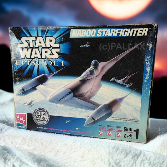 AMT ERTL STAR WARS EPISODE I NABOO N1 STARFIGHTER DIE-CAST BAUSATZ 1:48