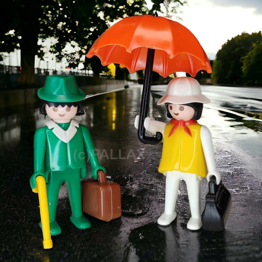 PLAYMOBIL 3165 REISENDE KLICKY ZUGREISENDE BUSREISENDE / 1976