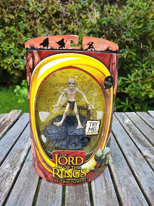 HERR DER RINGE GOLLUM TWO TOWERS RED BOX / TOY BIZ 2003